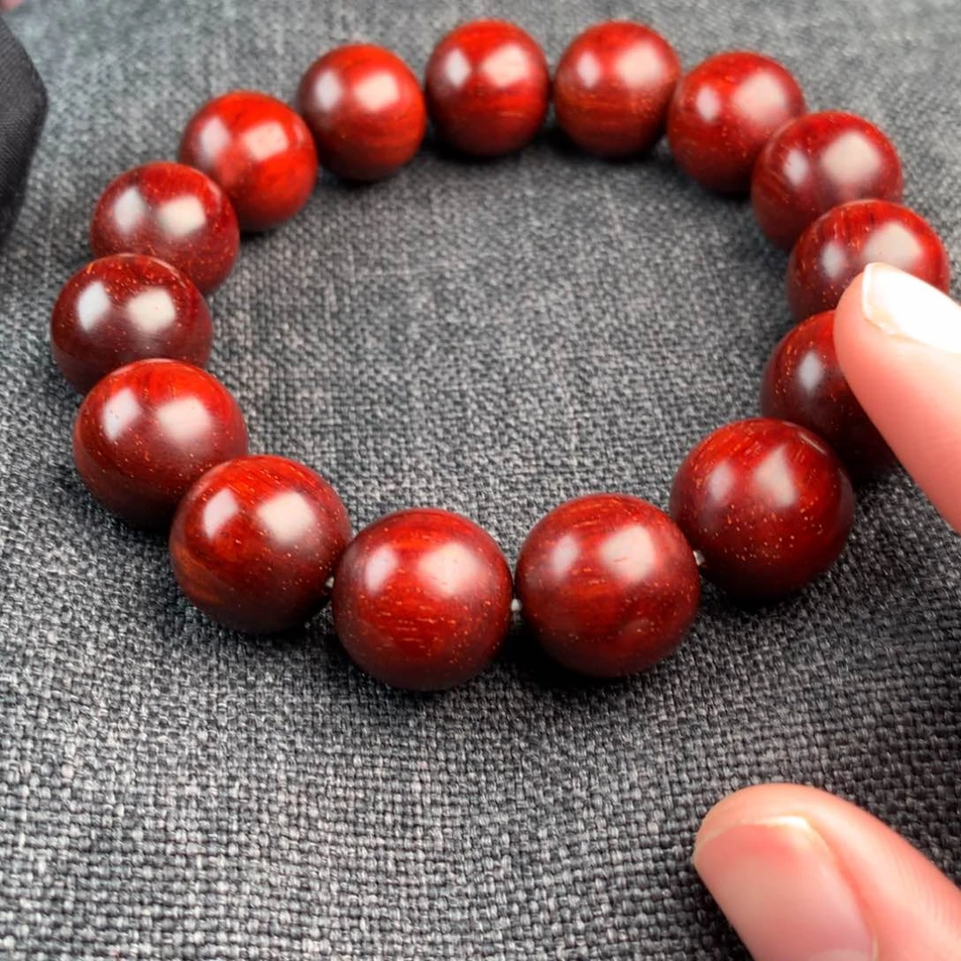 小叶紫檀手串/手链梁*檀香紫檀定制