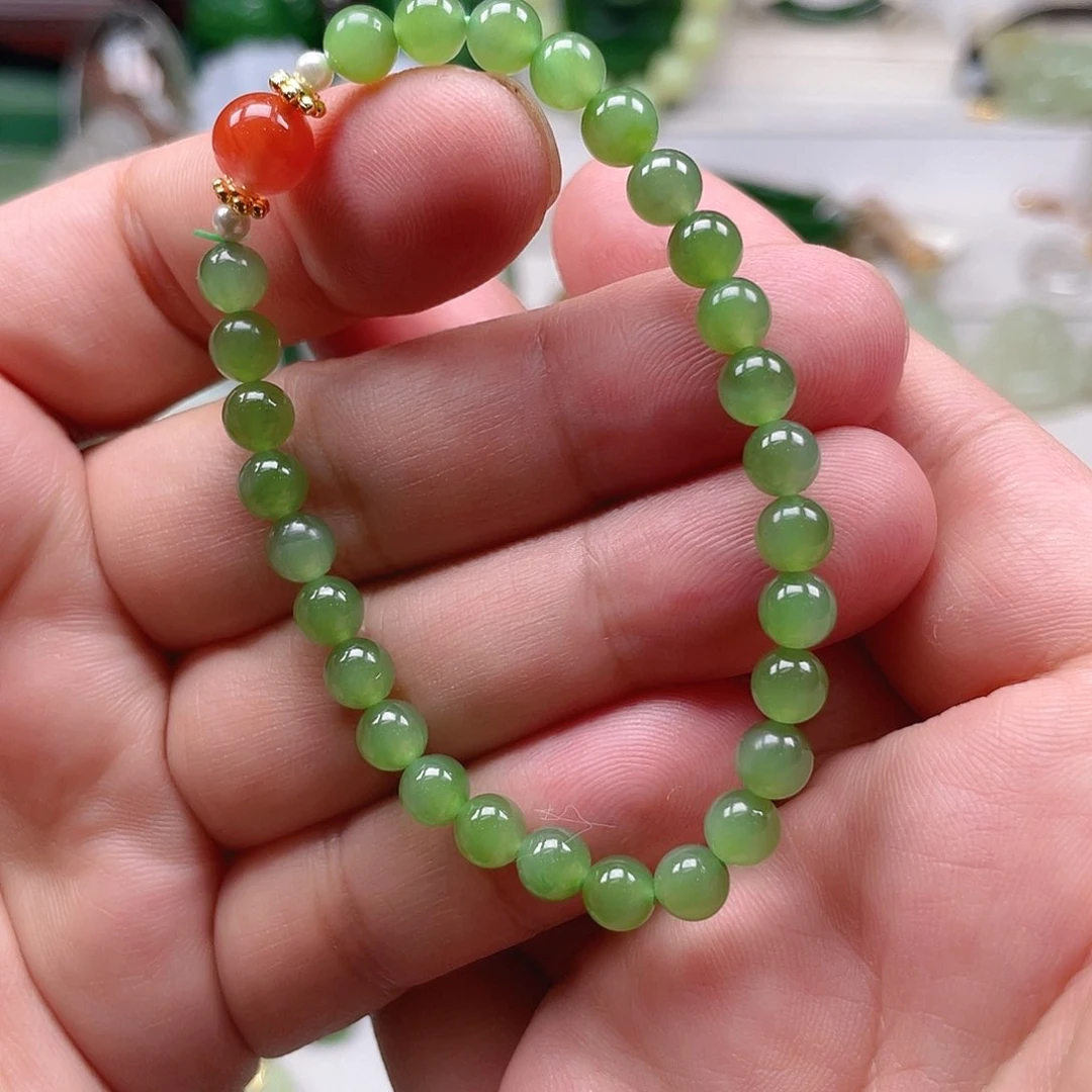 未镶嵌手链和田玉（碧玉）