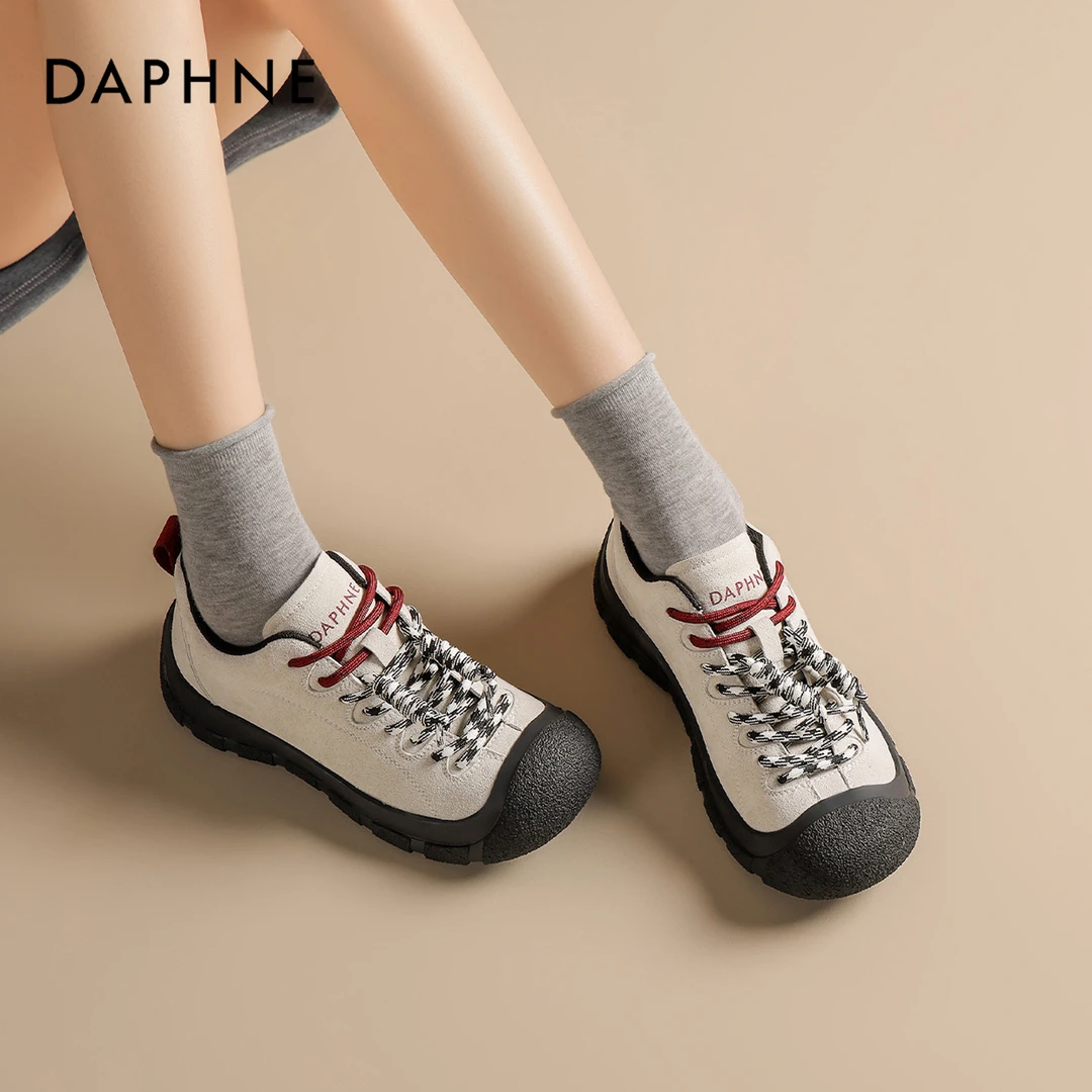 达芙妮丑萌德训鞋女款2025夏季新款复古阿甘鞋防滑百搭休闲运动鞋