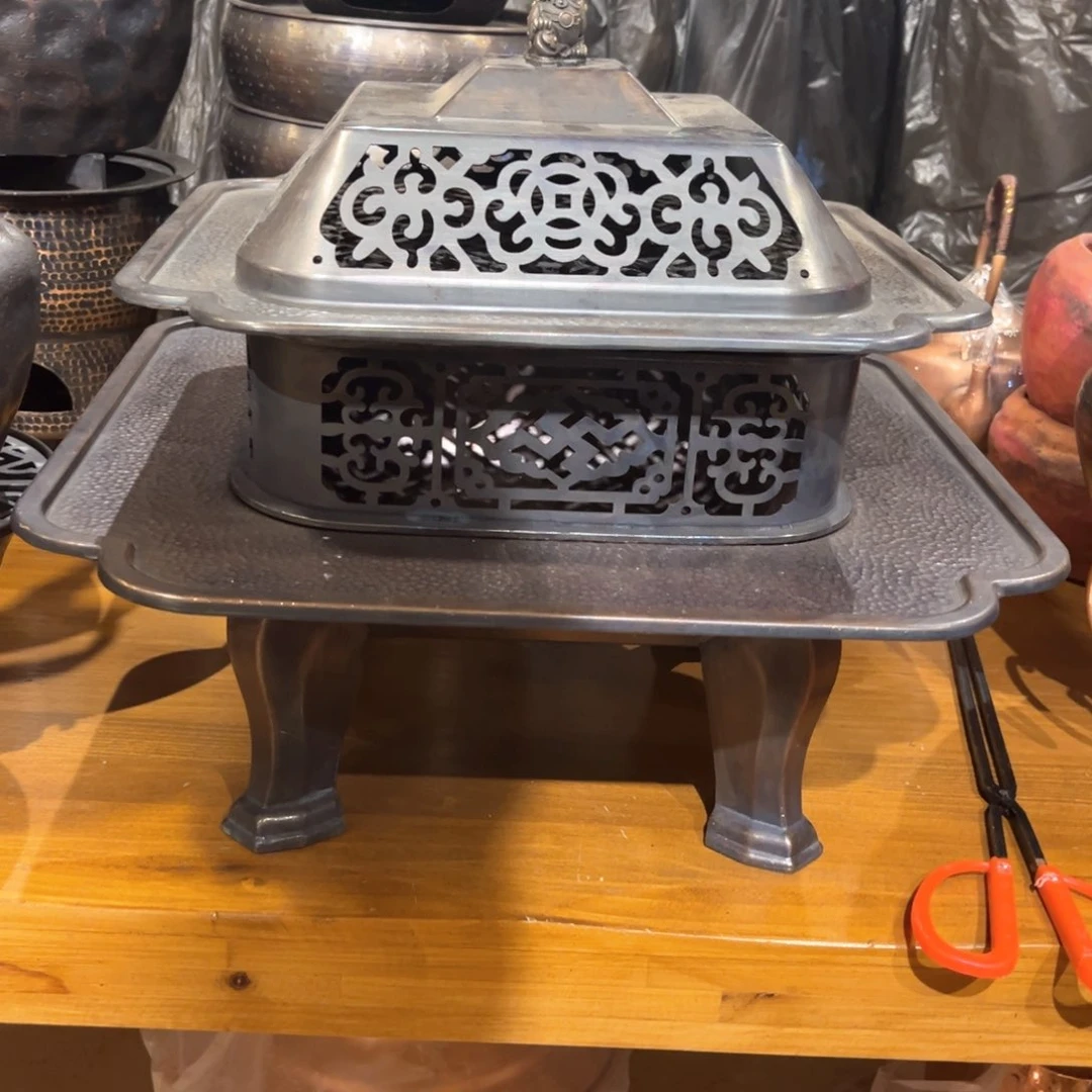 麦***?长乐宫观火炉手工锻打工艺