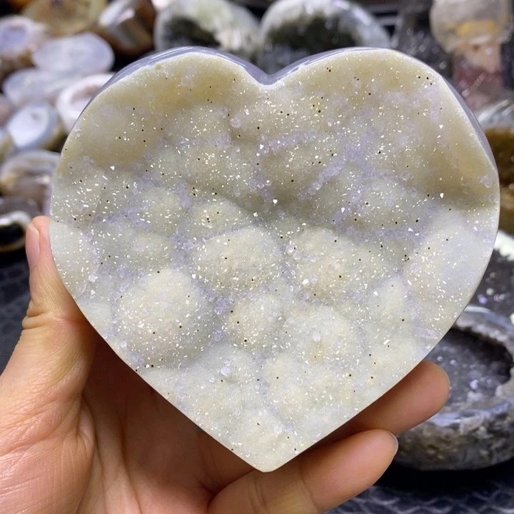 未镶嵌珠宝半成品水晶stay软爱心