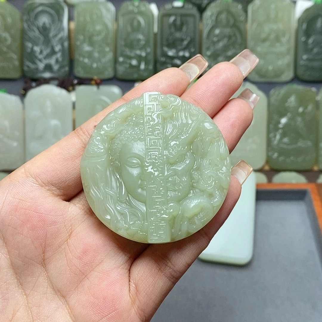 【闪购商品】和田玉颈饰未镶嵌石**1