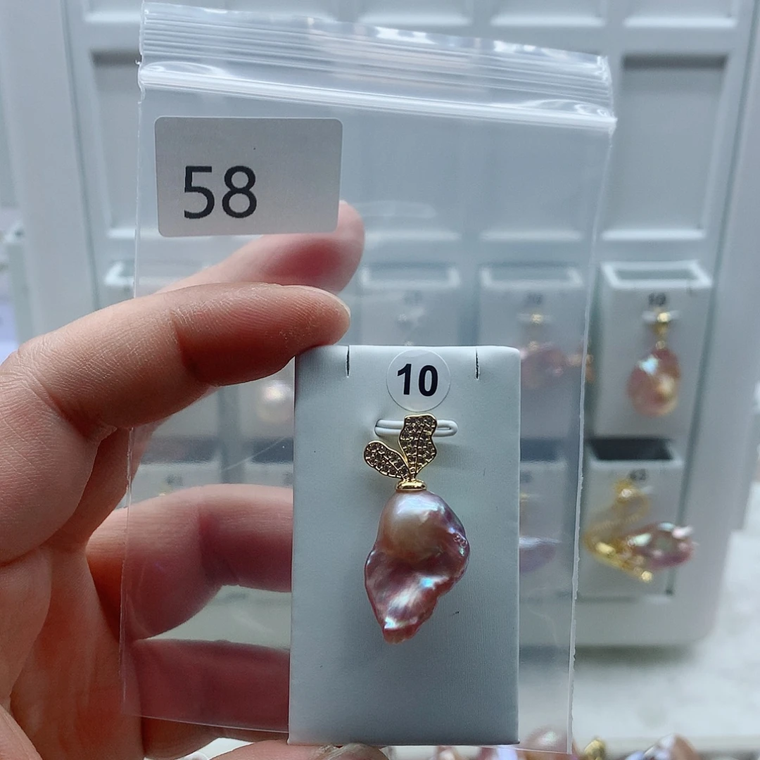 吊坠(不含链)合金淡水珍珠