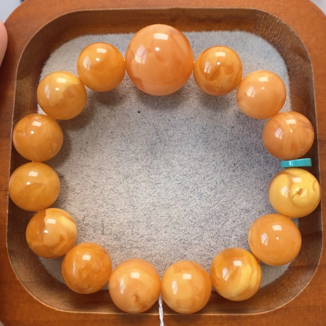 蜜蜡未镶嵌手串蜜蜡