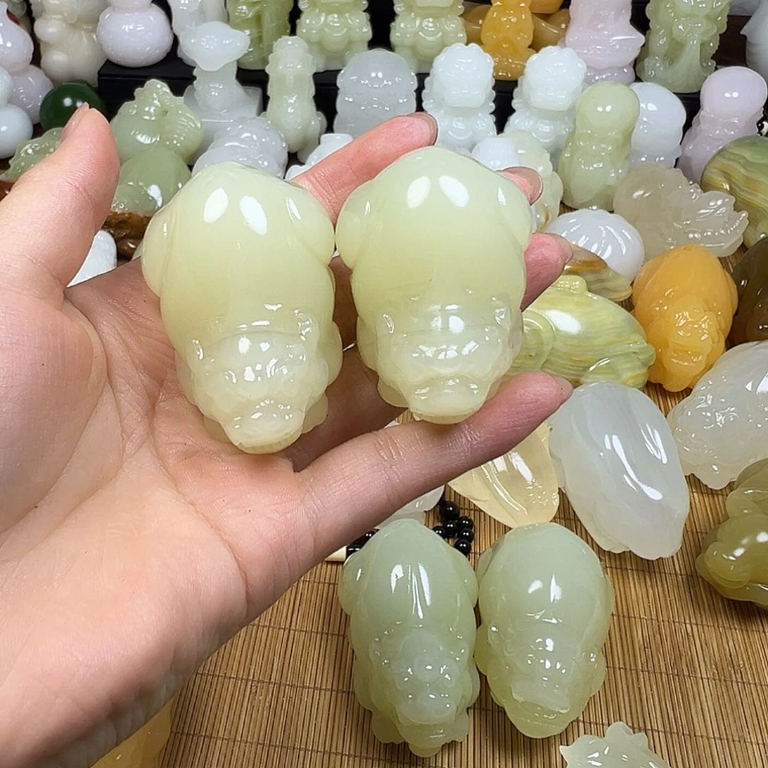 石材清水手把貔貅