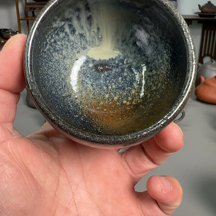 *****茶壶紫砂柴烧主人杯