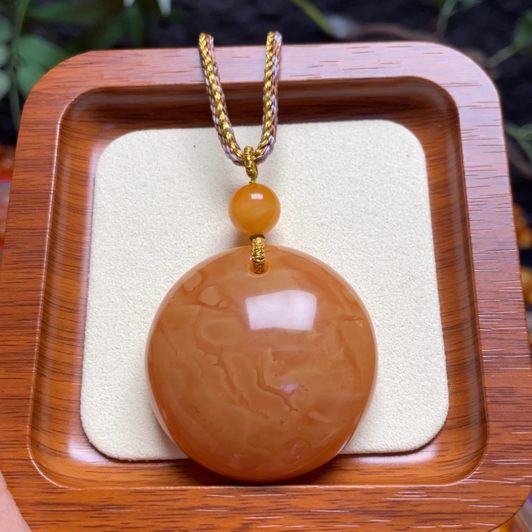 蜜蜡未镶嵌颈饰项链