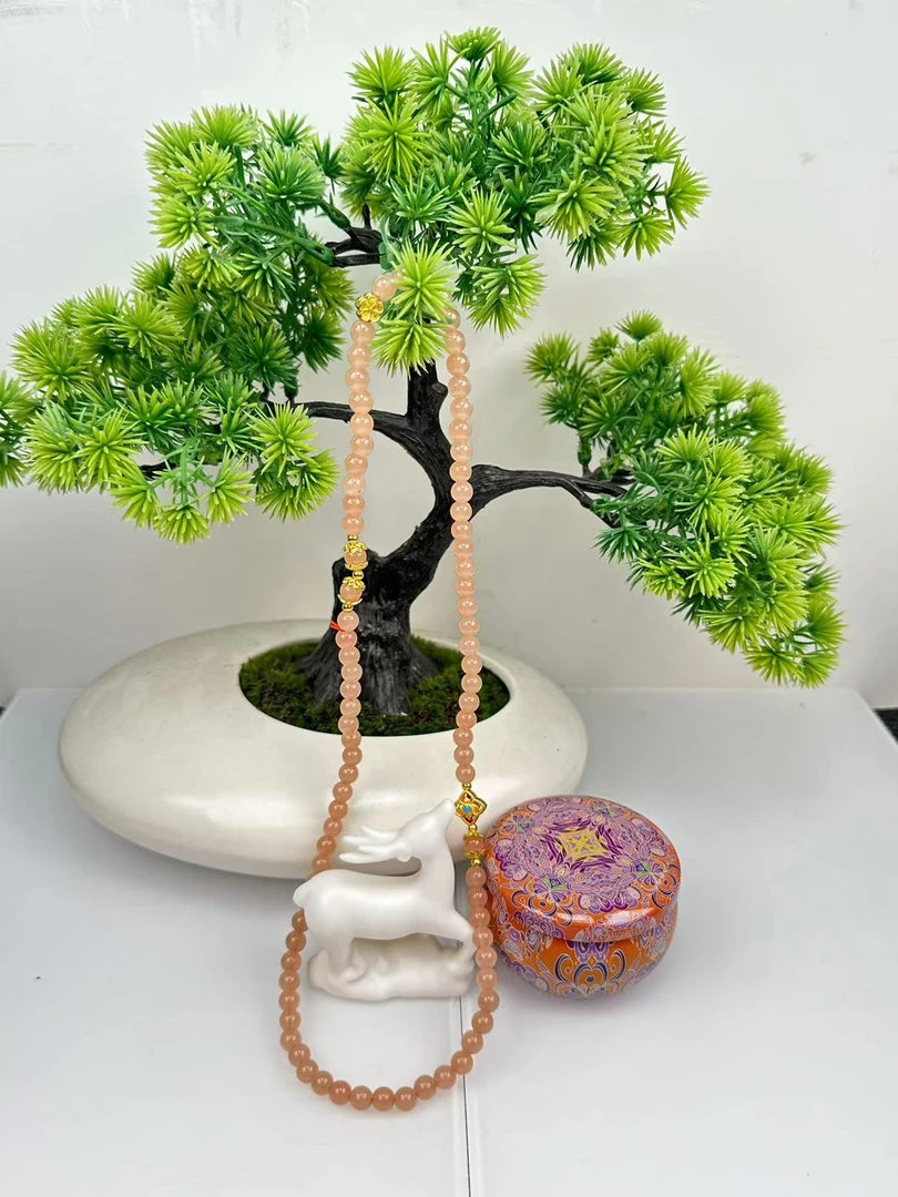 精品6mm藕粉diy毛衣链项链 A101多样性发其一