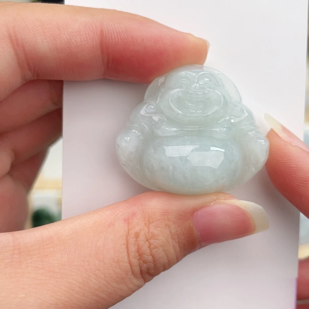 颈饰未镶嵌翡翠佛公