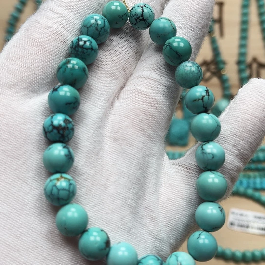 绿松石圆珠未镶嵌