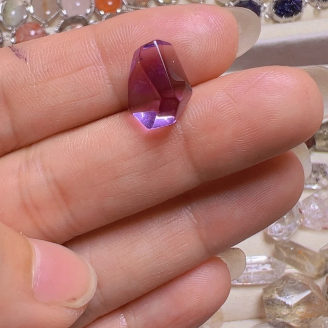 水晶手链银S800镀金镶嵌慧***剧