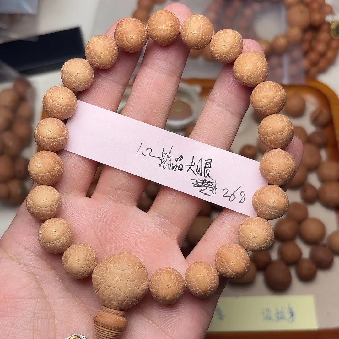 凤眼菩提手串精品正圆大眼手串1.2漏价一条