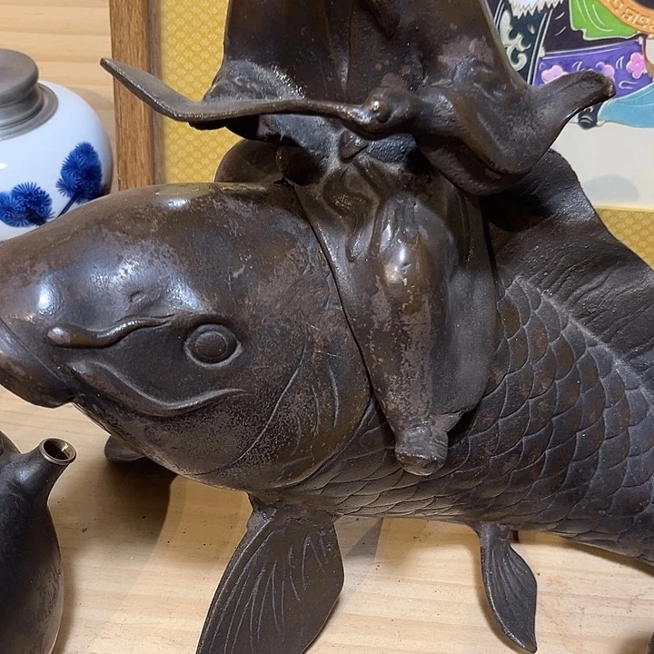 铁中古工艺品摆件