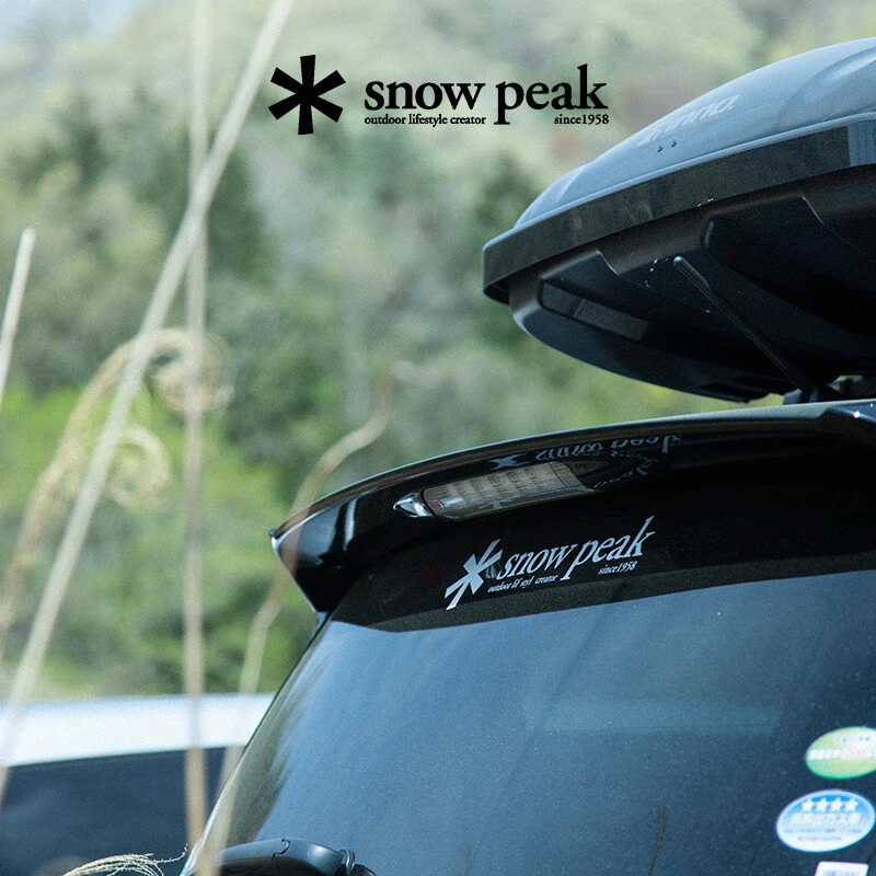 Snow Peak雪峰露营户外汽车贴纸Sticker车身装扮贴NV-006/007/008