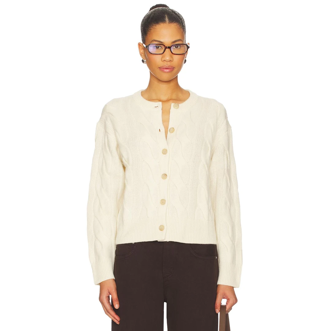 POLO RALPH LAUREN 长袖羊绒衫 奶油色 毛针织衫