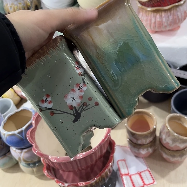 福利价陶瓷花盆全场10包邮