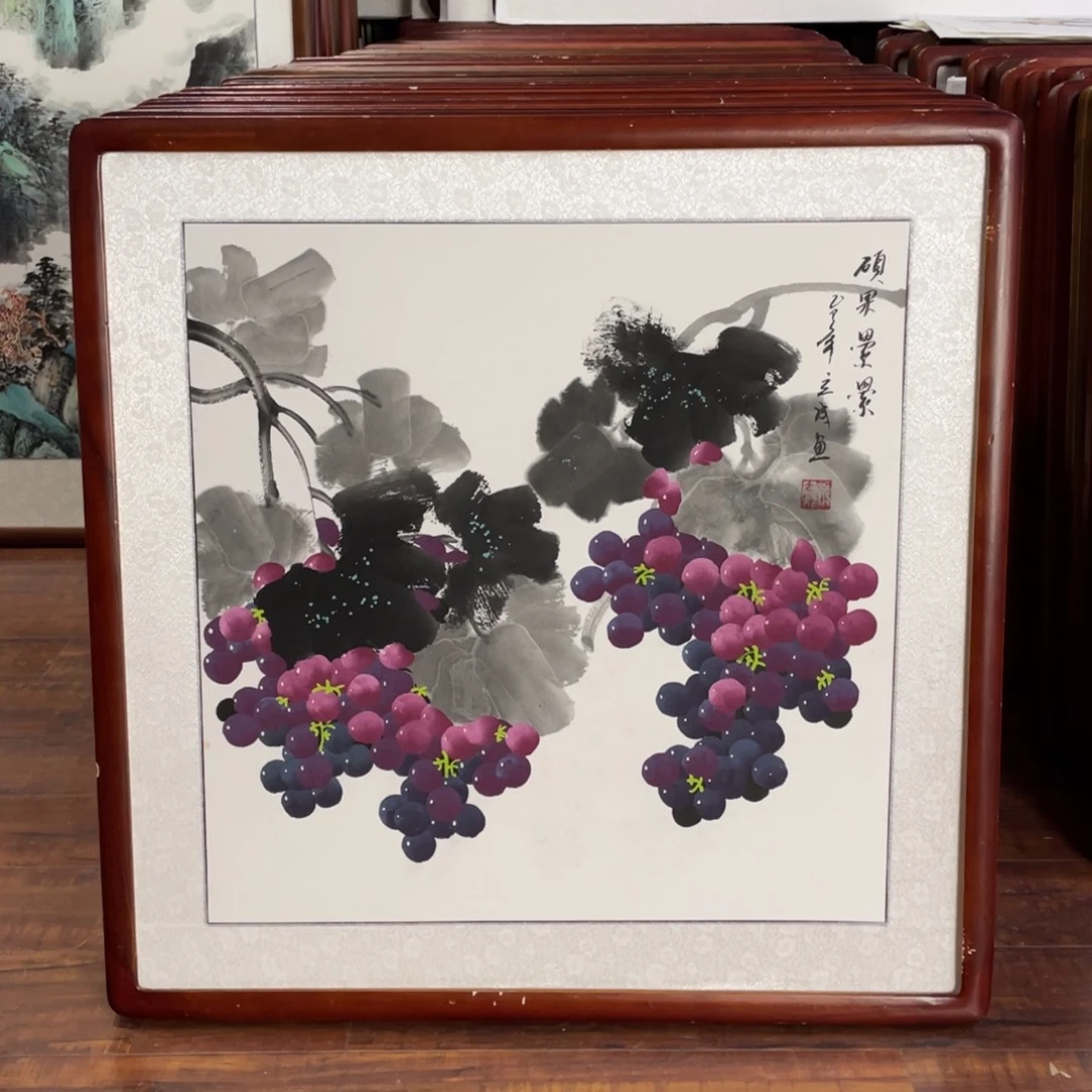 国画带框尺寸63*63厘米