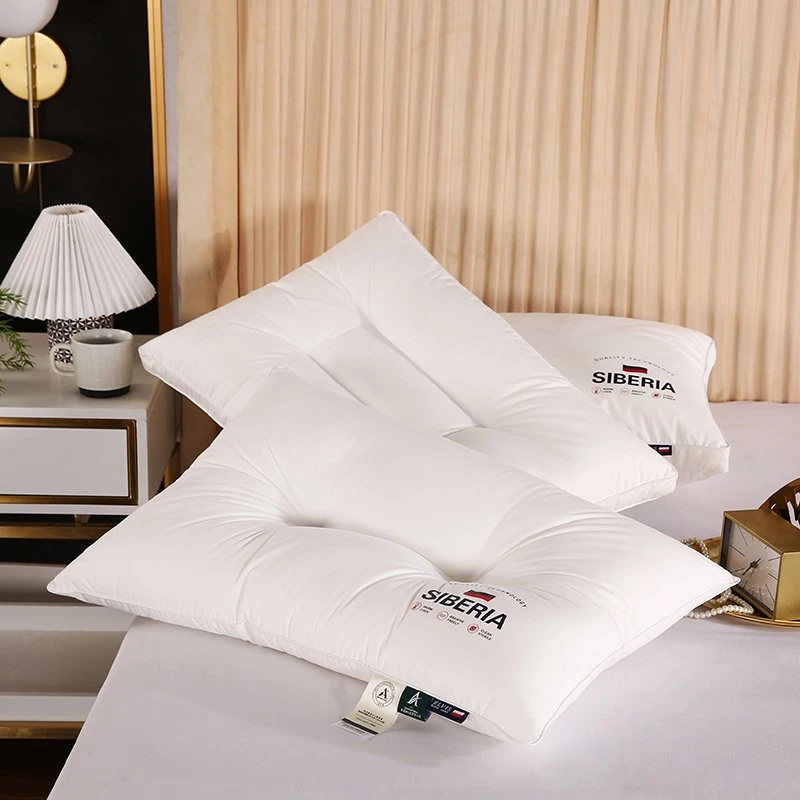 【CEO】枕头枕芯不塌陷全棉羽丝绒填充柔软护颈助睡眠家用软枕