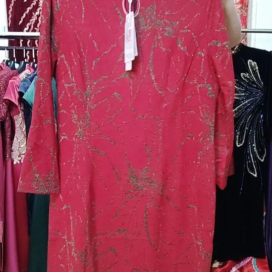 3XL旗袍细貂绒旗袍