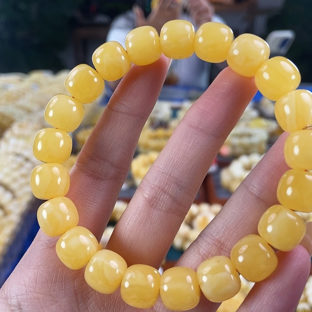 琥珀未镶嵌珠宝奇石11 17.18 鸡油黄同料老型