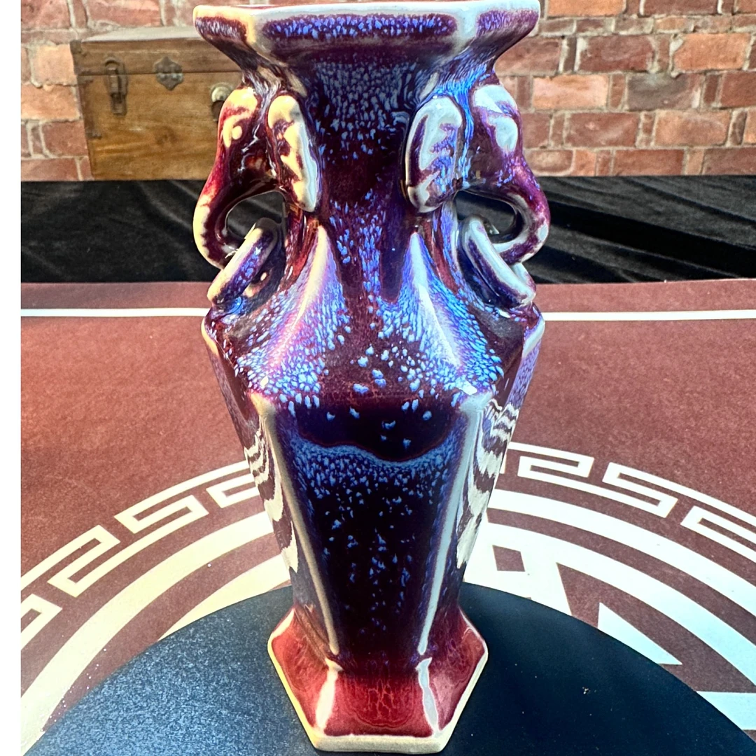 A075手工瓷器链接摆件