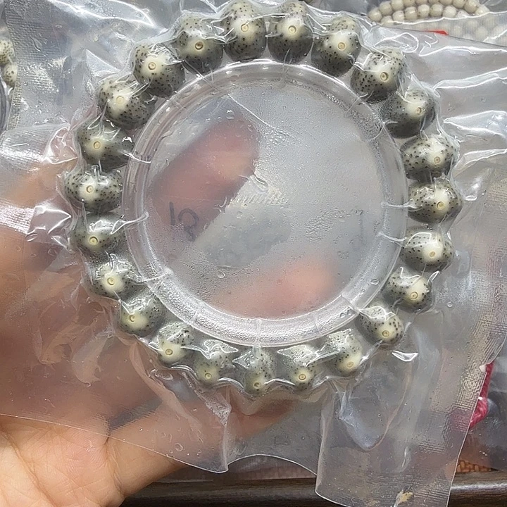 星月菩提手串石玉料13苹果圆正月