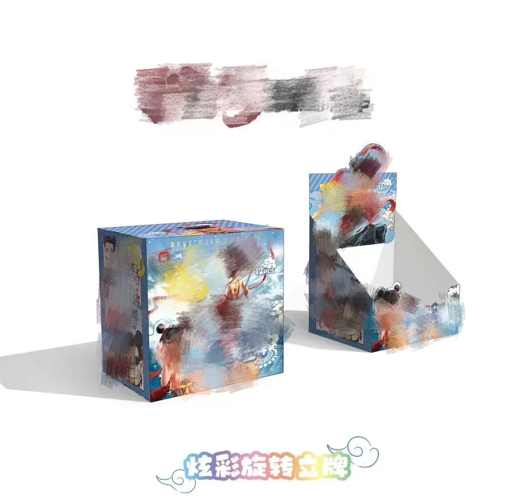 那托可爱炫彩旋转立牌 创意玩具 一单到手12个