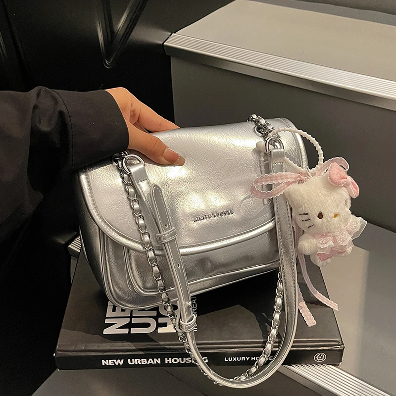 Aimitu2025新款包包日常百搭纯色简约时尚休闲洋气单肩斜挎包