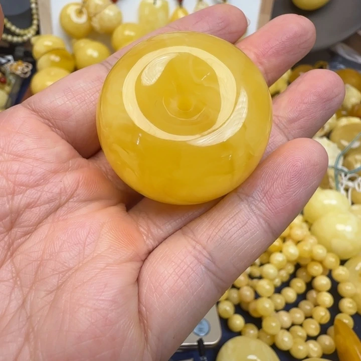 蜜蜡未镶嵌颈饰天然蜜蜡