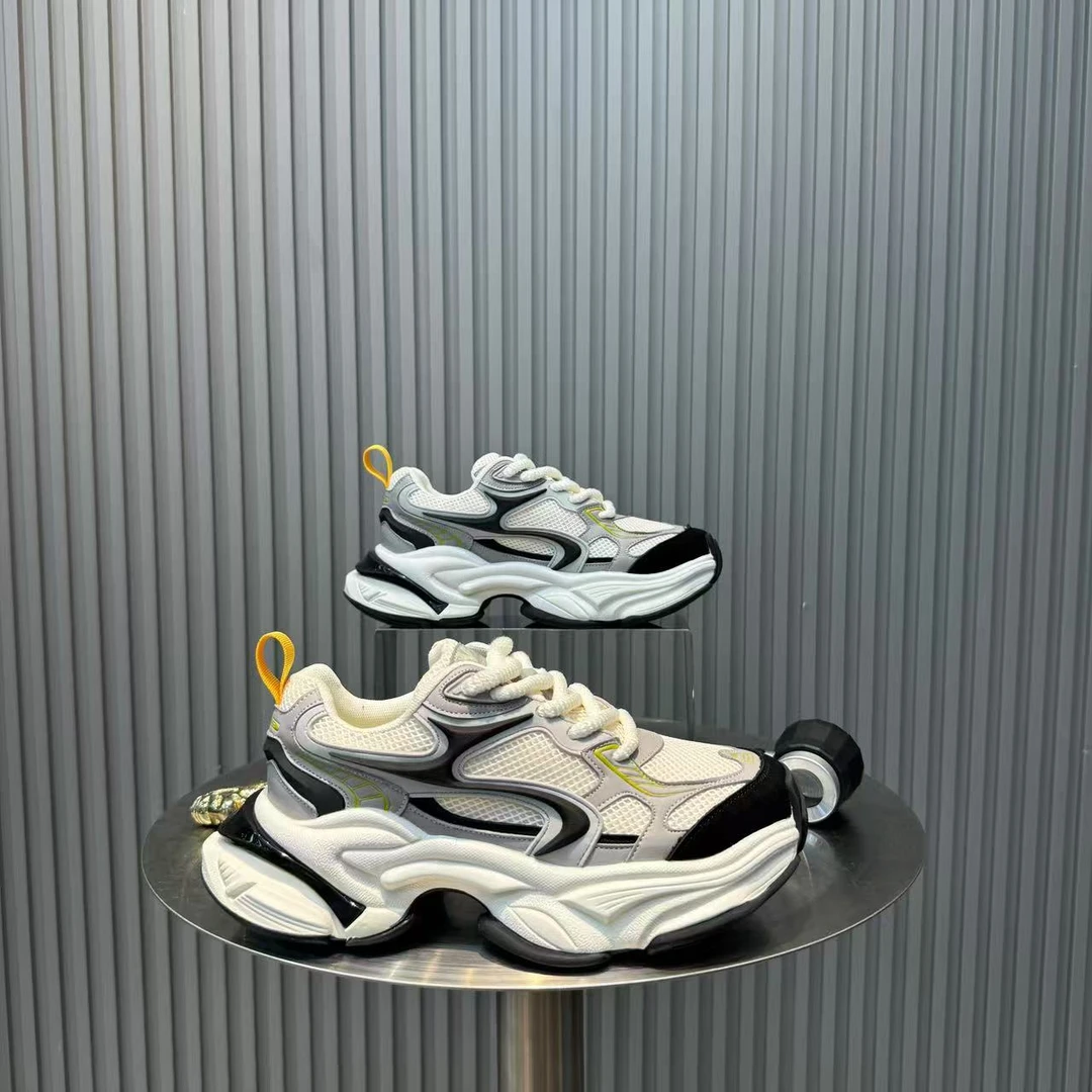 2025秋季新款男鞋圆头低帮舒适百搭透气ins时尚休闲鞋潮流潮鞋