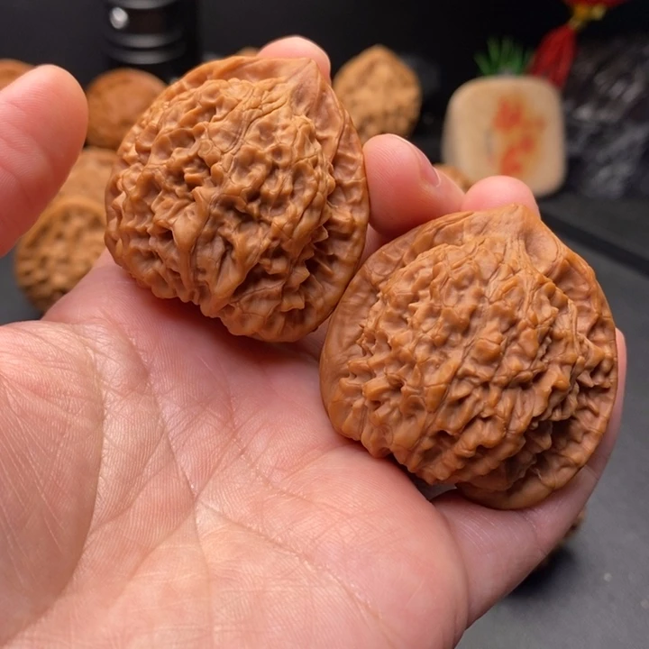 把件文玩核桃43尺官帽