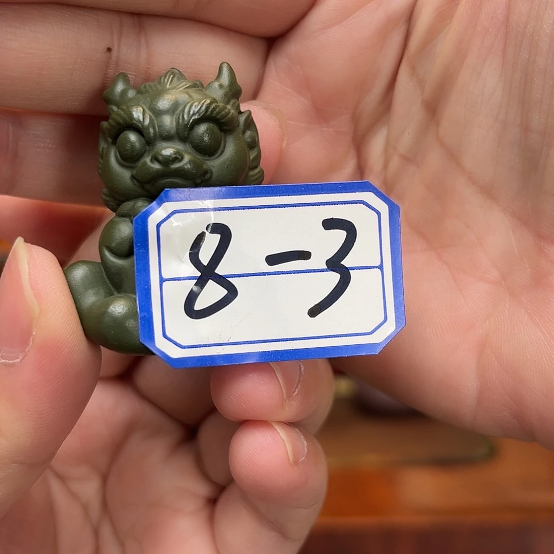 紫砂茶宠绿泥麒麟