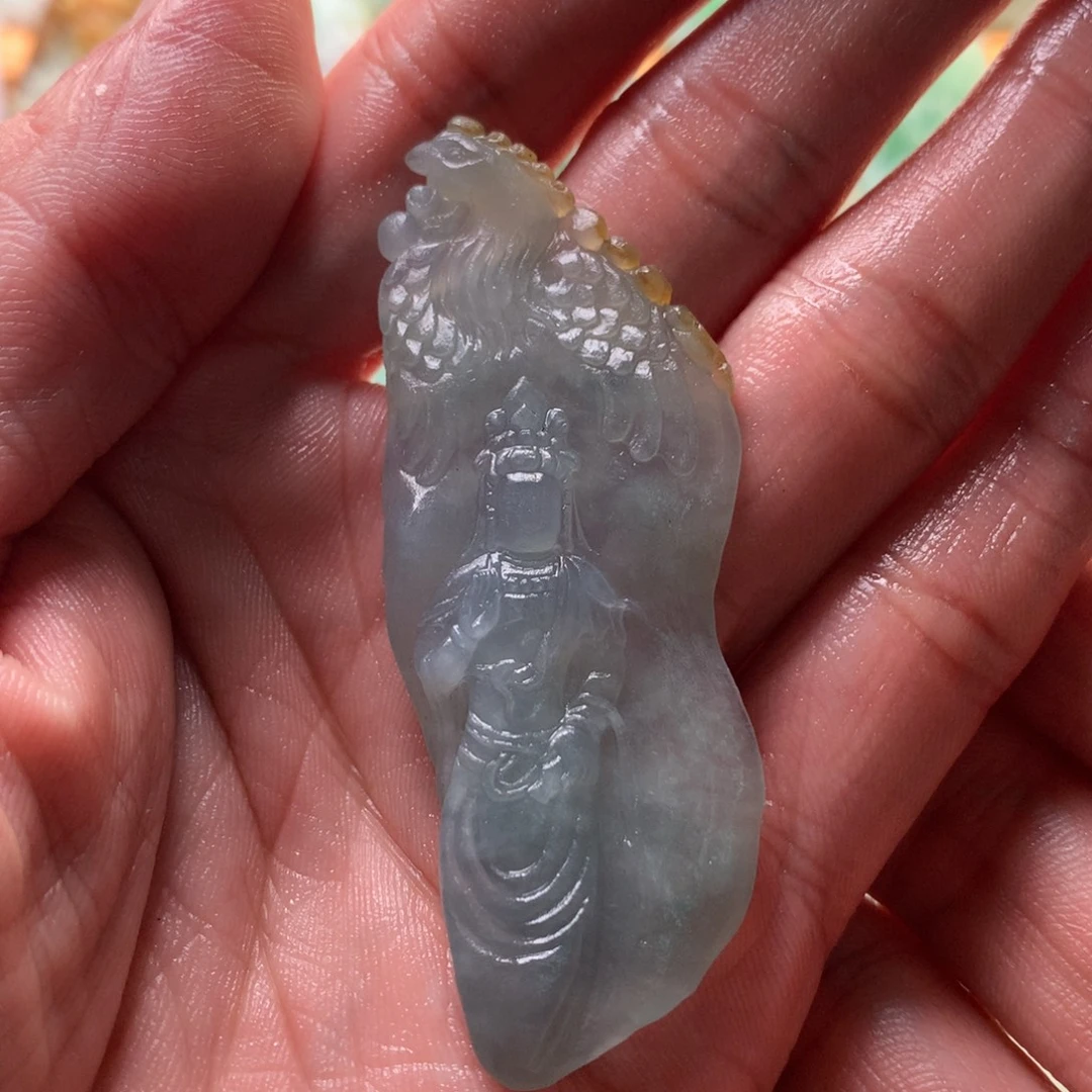 定制翡翠未镶嵌御凤无相