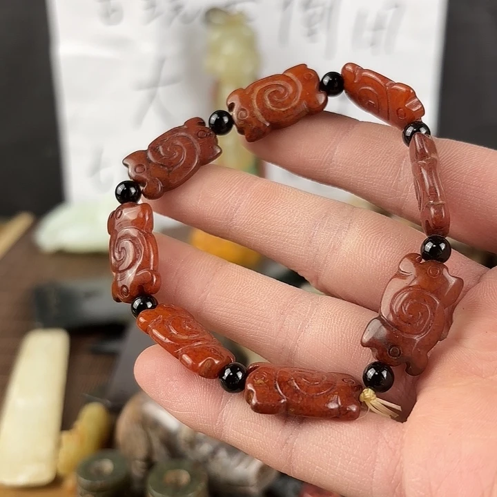 和田玉挂件未镶嵌中*