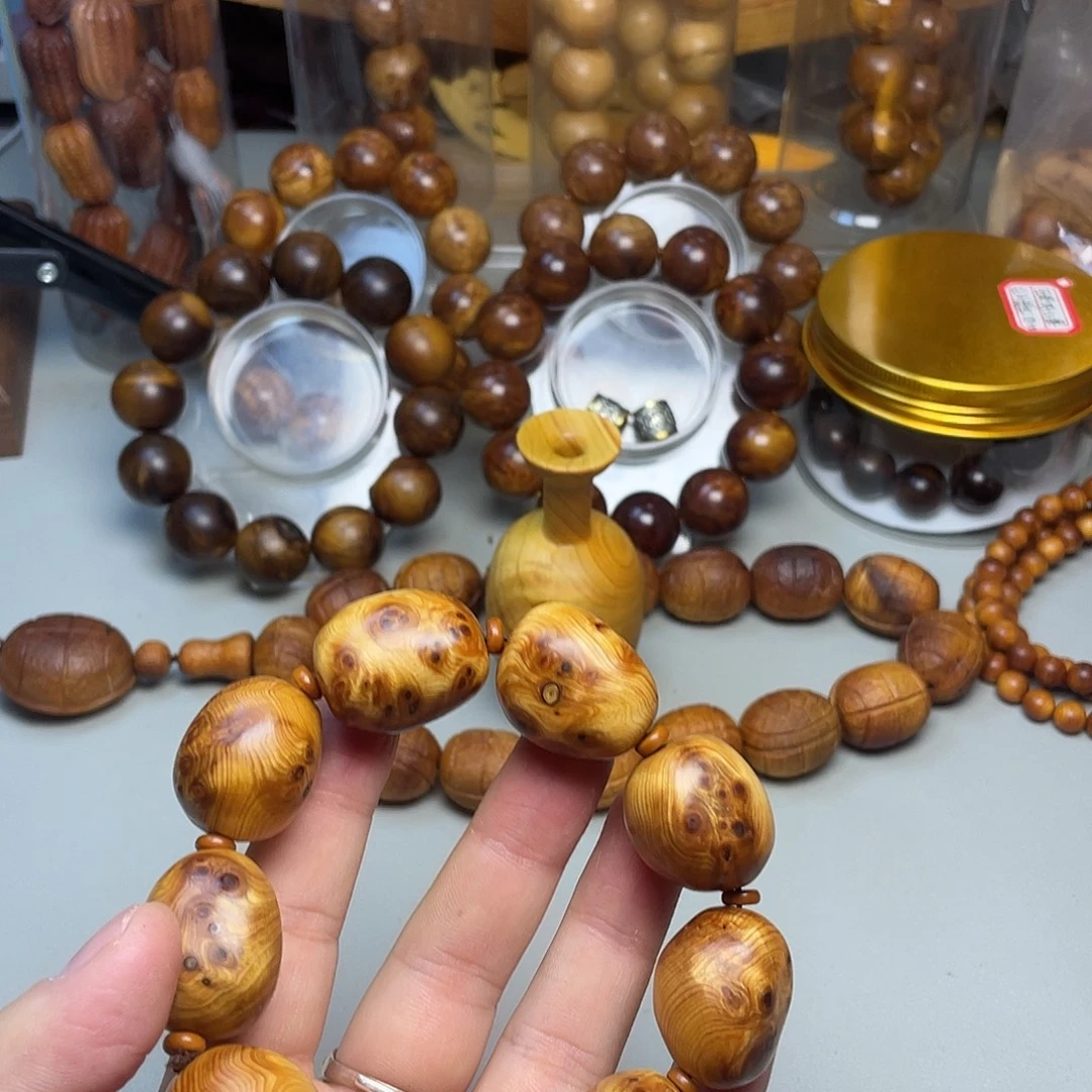 核***趣柏木（崖柏）太行崖柏随行瘤疤手串