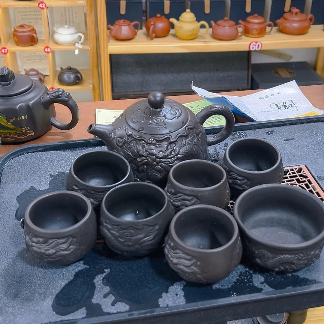 茶壶紫砂紫砂壶一壶7杯