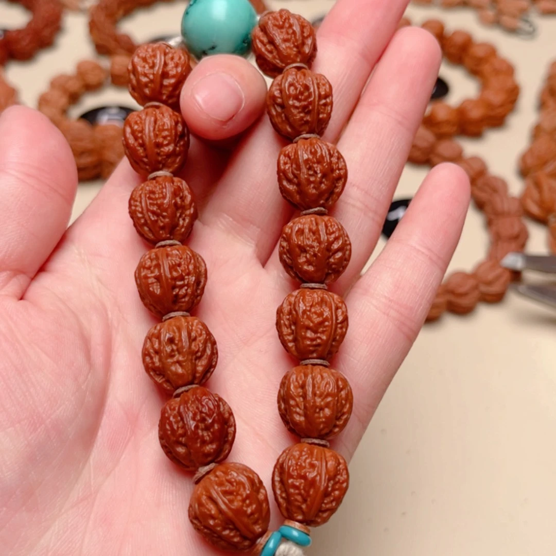 吊坠文玩核桃马*京八棱