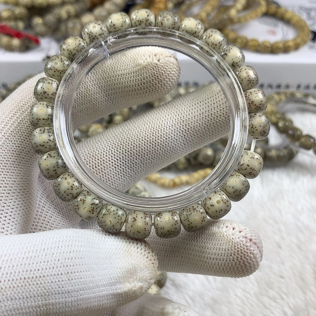 星月菩提手串5号冰透9×8