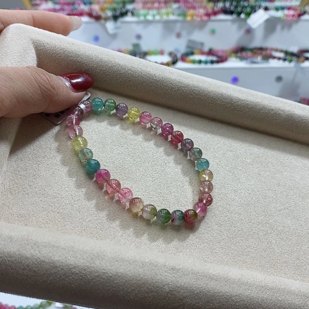 碧玺手链未镶嵌.*L多样性发一条