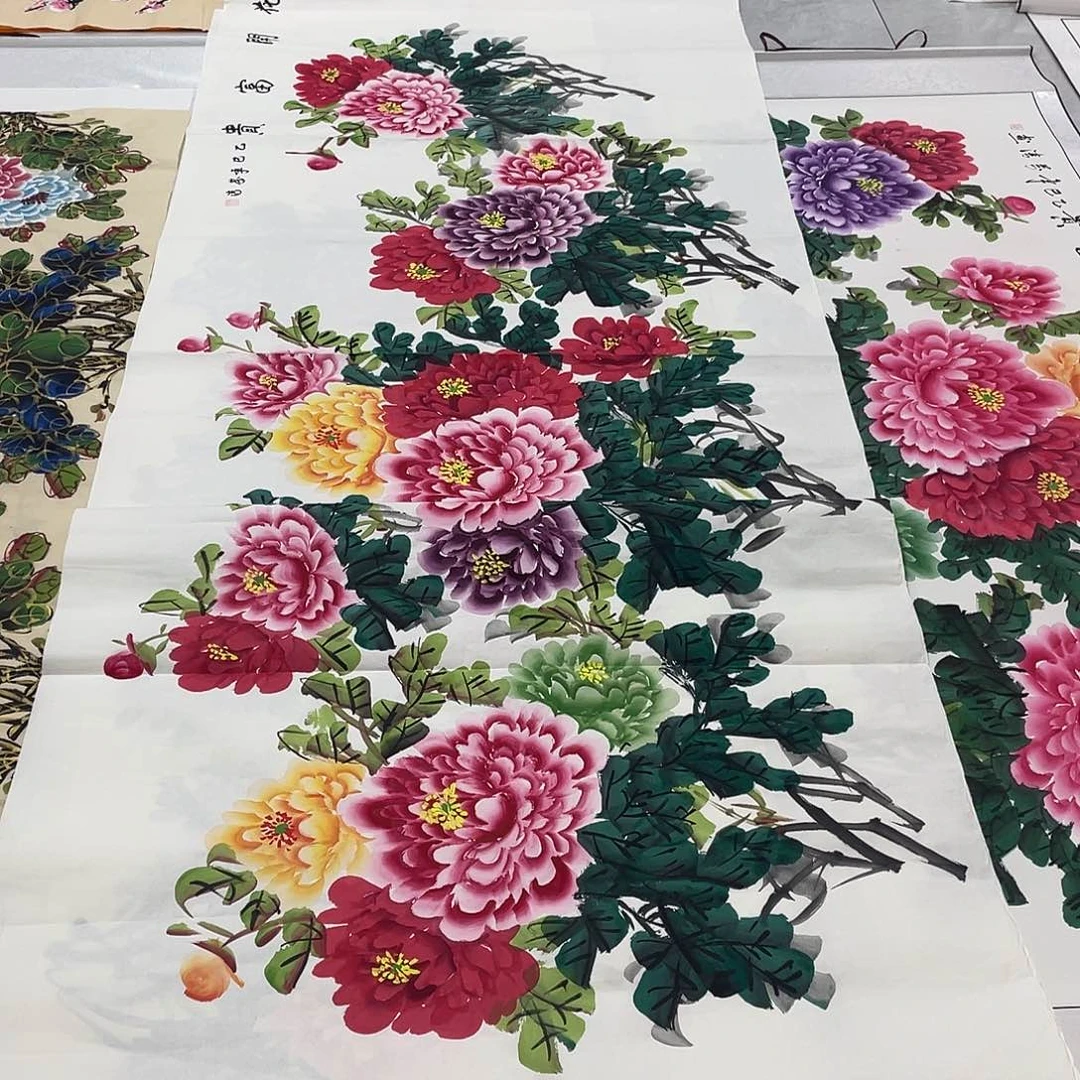 国画国画作品原稿八尺240