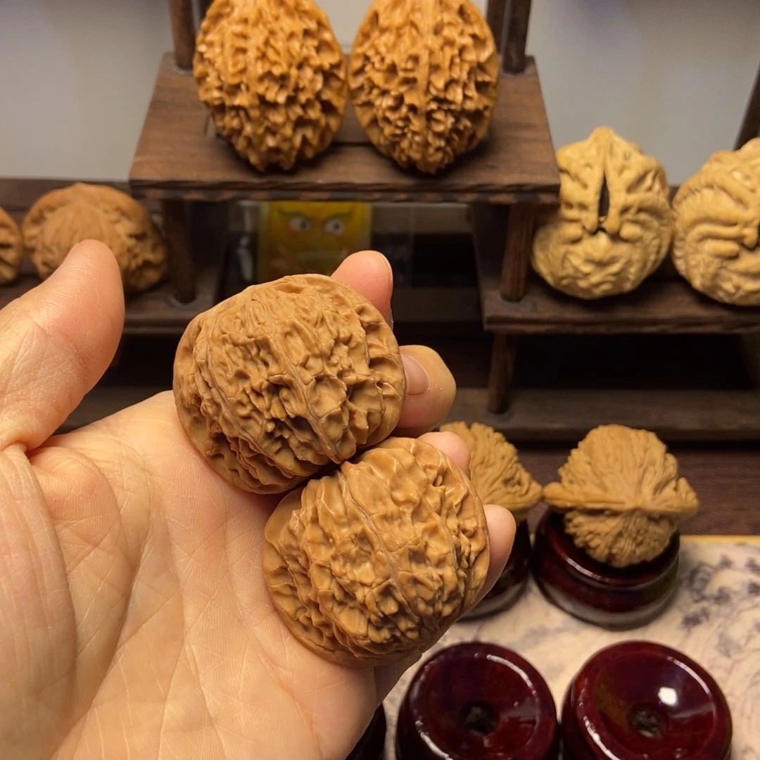 把件文玩核桃全品磨盘41.5