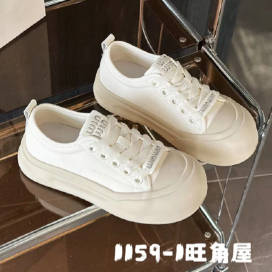 时尚休闲鞋春季学院风增高休闲鞋单鞋韩版系带时尚女鞋1159-1