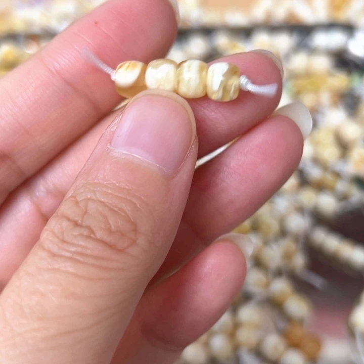 裸石蜜蜡未镶嵌6.2mm一组
