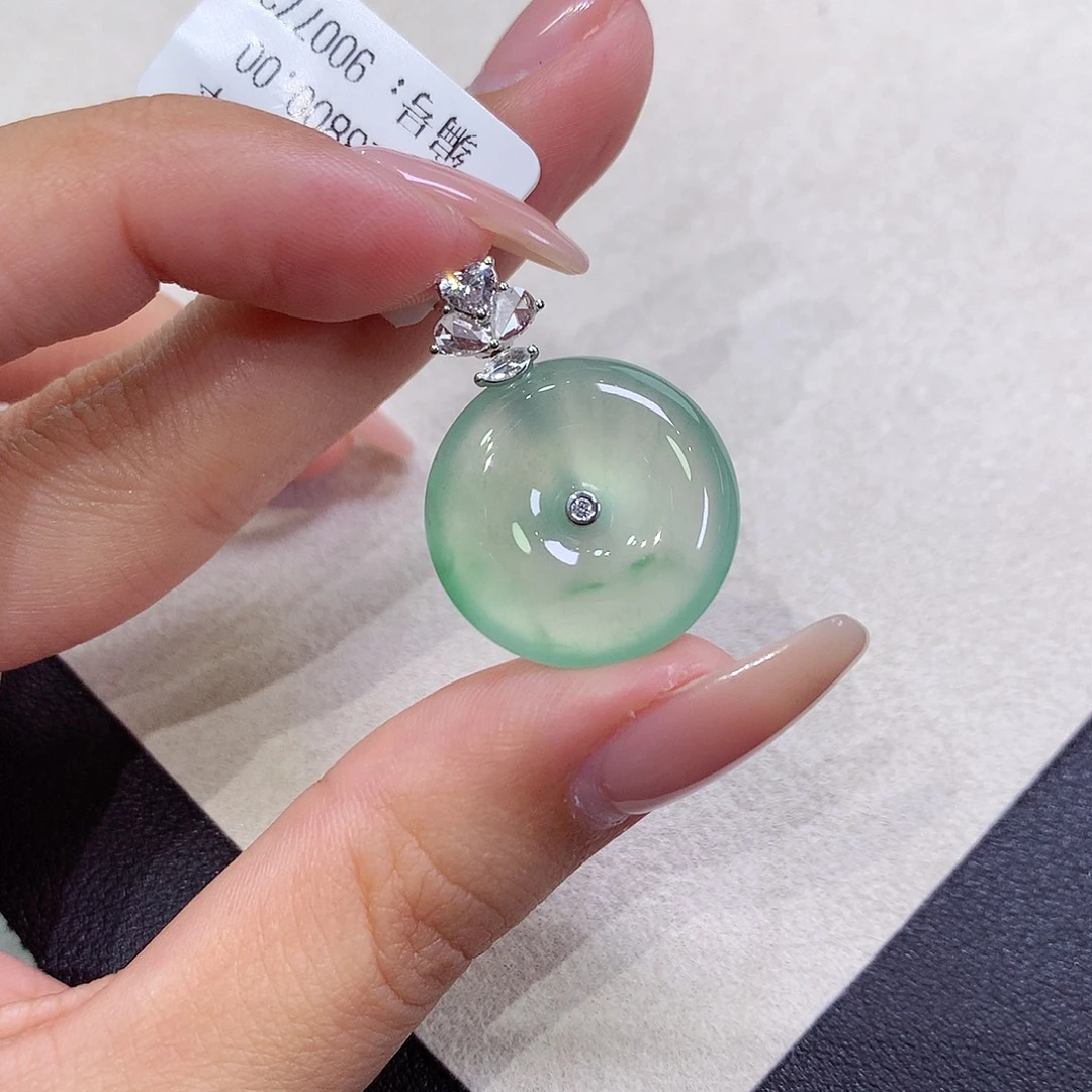 翡翠未镶嵌吊坠(不含链)20.5-6