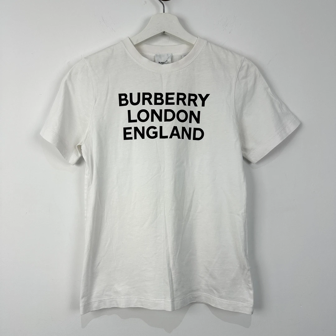 99新 BURBERRY/博柏利 字母印花短袖 12y152cm