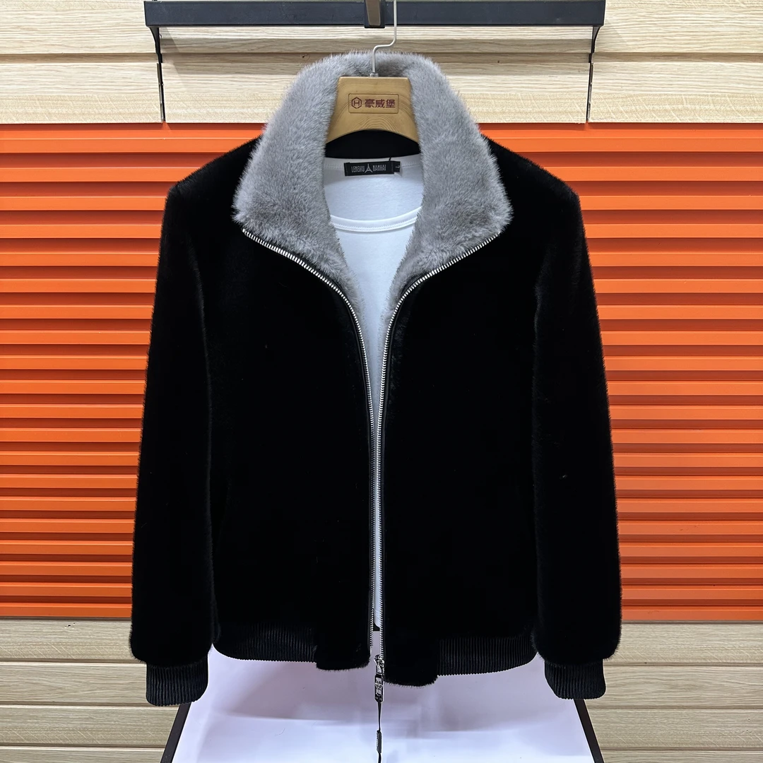 建82311 冬季男士时尚休闲保暖夹克外套