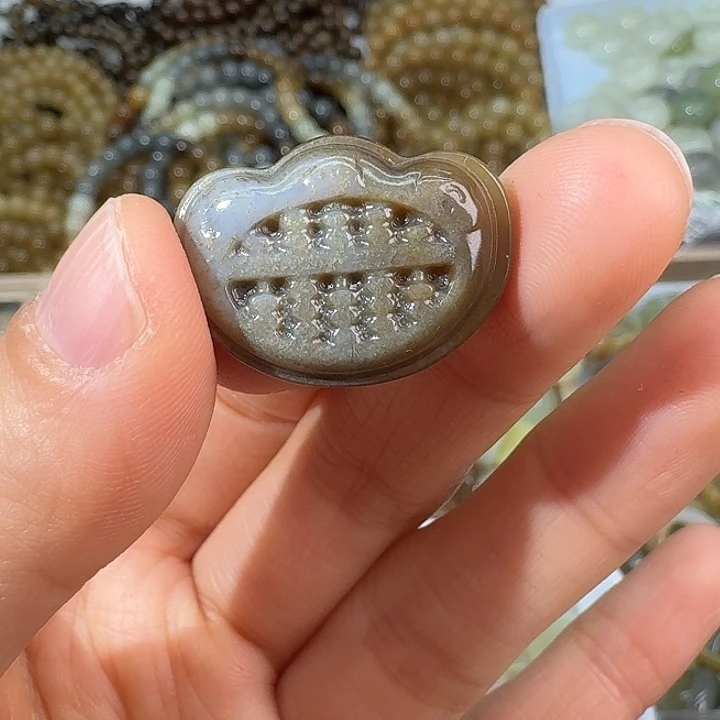 和田玉未镶嵌颈饰24187