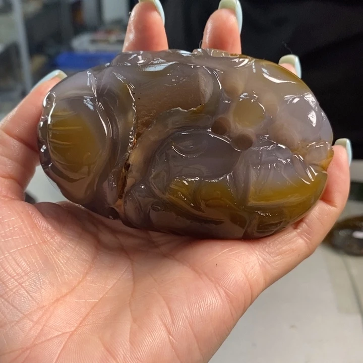 玛瑙/玉髓未镶嵌吊坠(不含链)