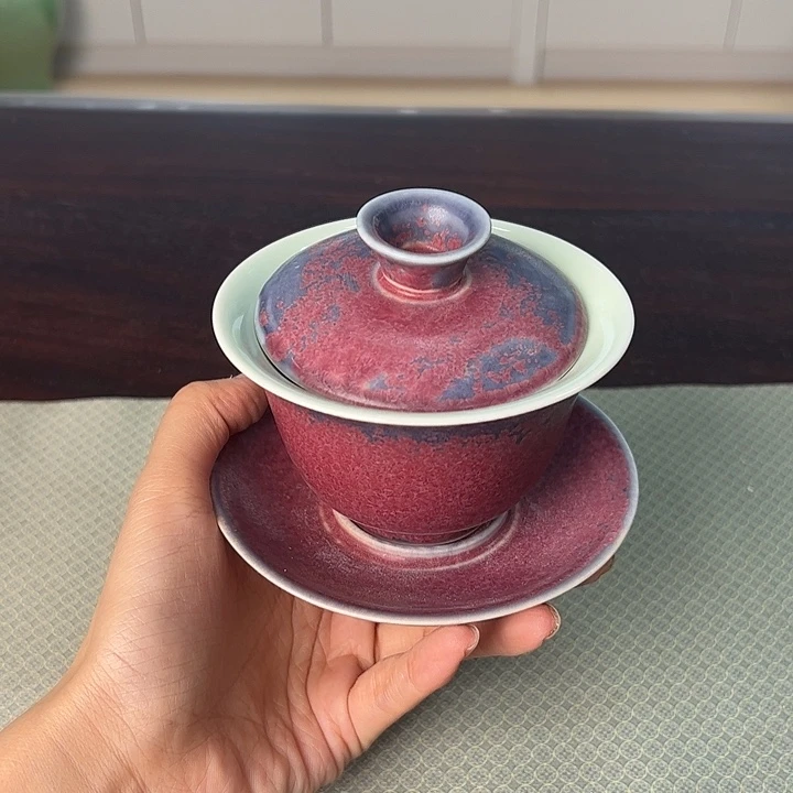 龙泉云间青瓷小米茶器