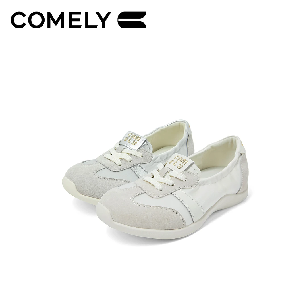 【康莉COMELY】芭蕾德训鞋女新款小白鞋软底不累脚阿甘鞋休闲鞋子